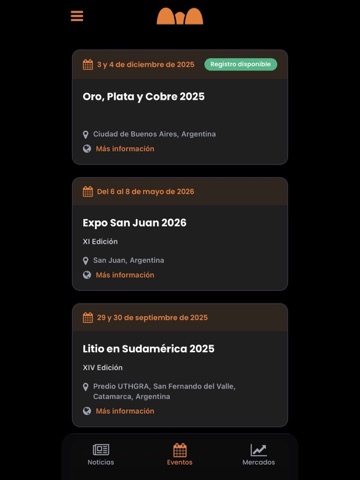 Panorama Minero iPad screenshot