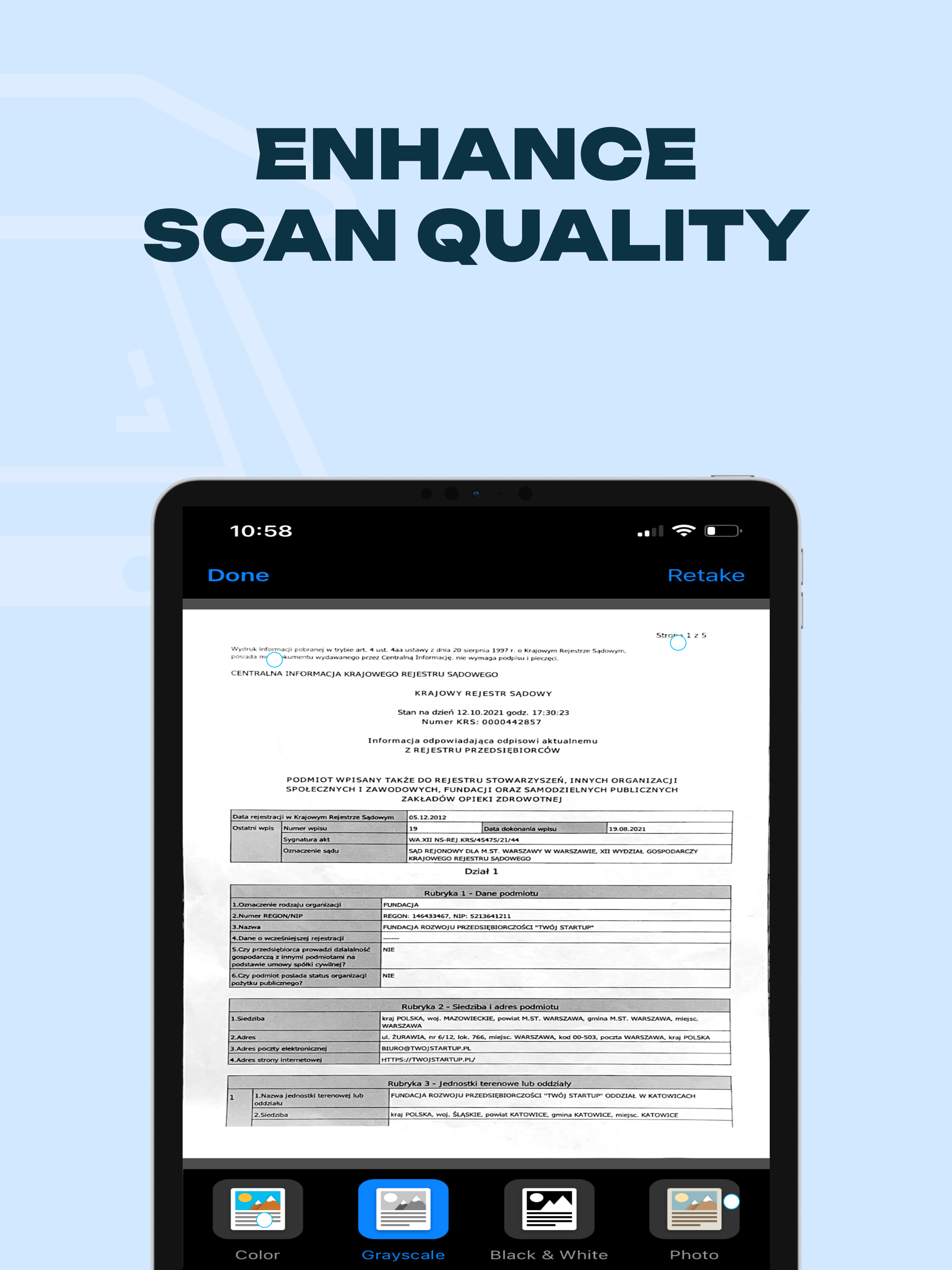 Scanner App: Scan to PDF & OCR
