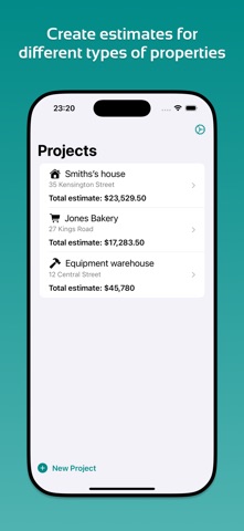 Repair Budget Planner iPhone screenshot