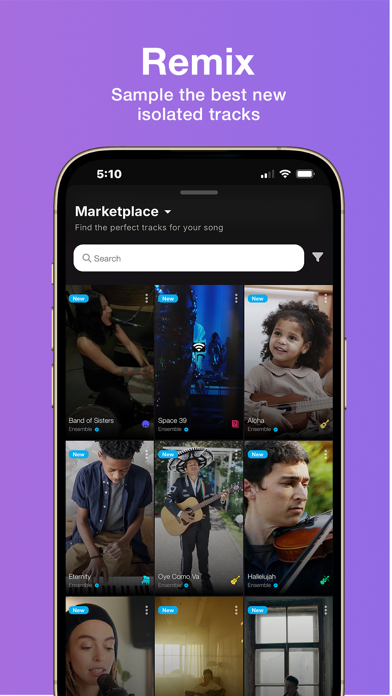 Ensemble — Social Music Screenshot