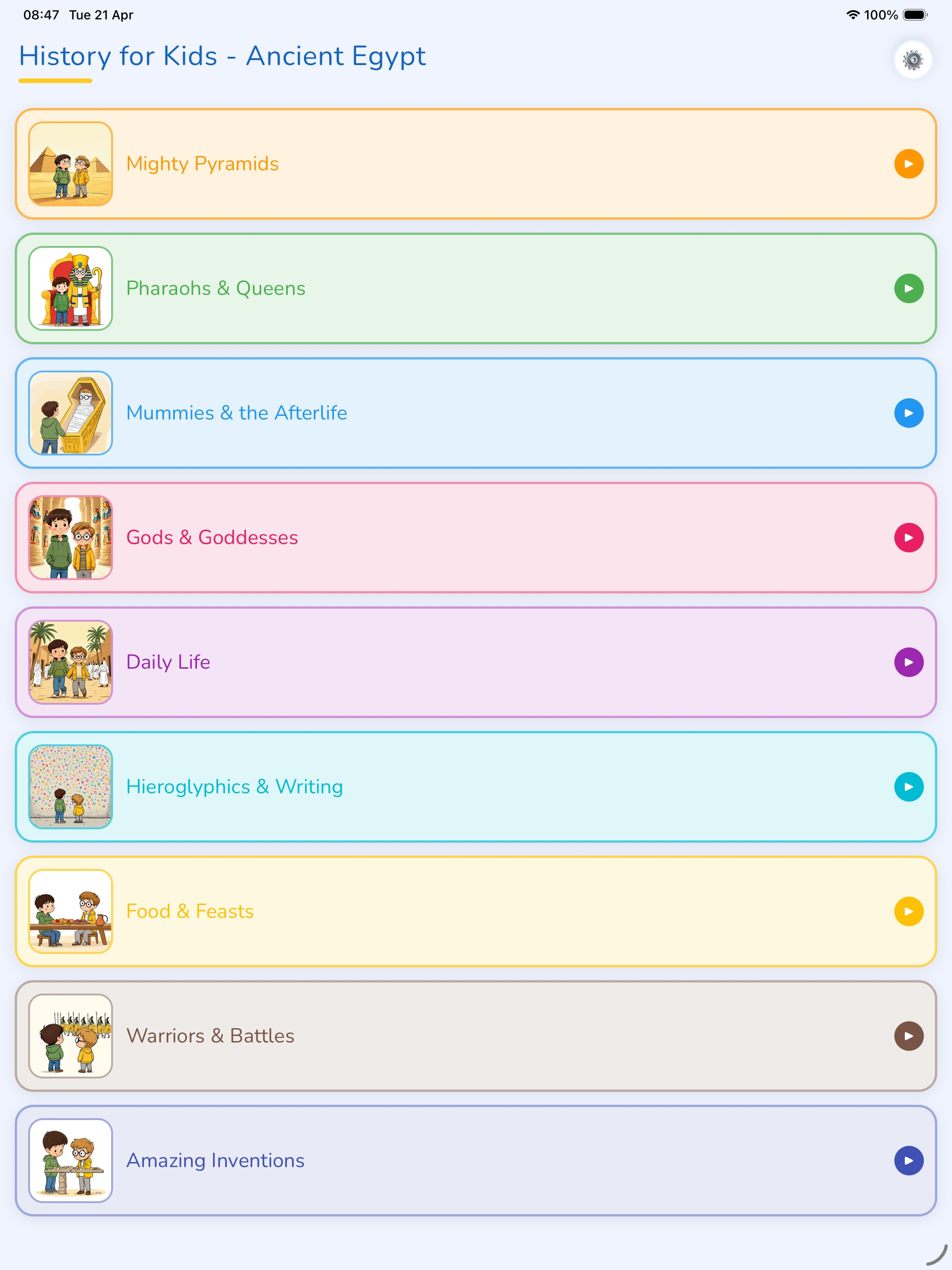 History for Kids-Ancient Egypt screenshot 8