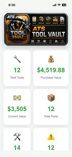 Скриншот ATS Tool Vault на iPhone 2