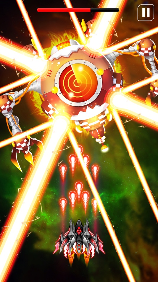 #8. Galaxy Attack: Space Shooter (iOS) By: GAU TECHNOLOGY LTD.