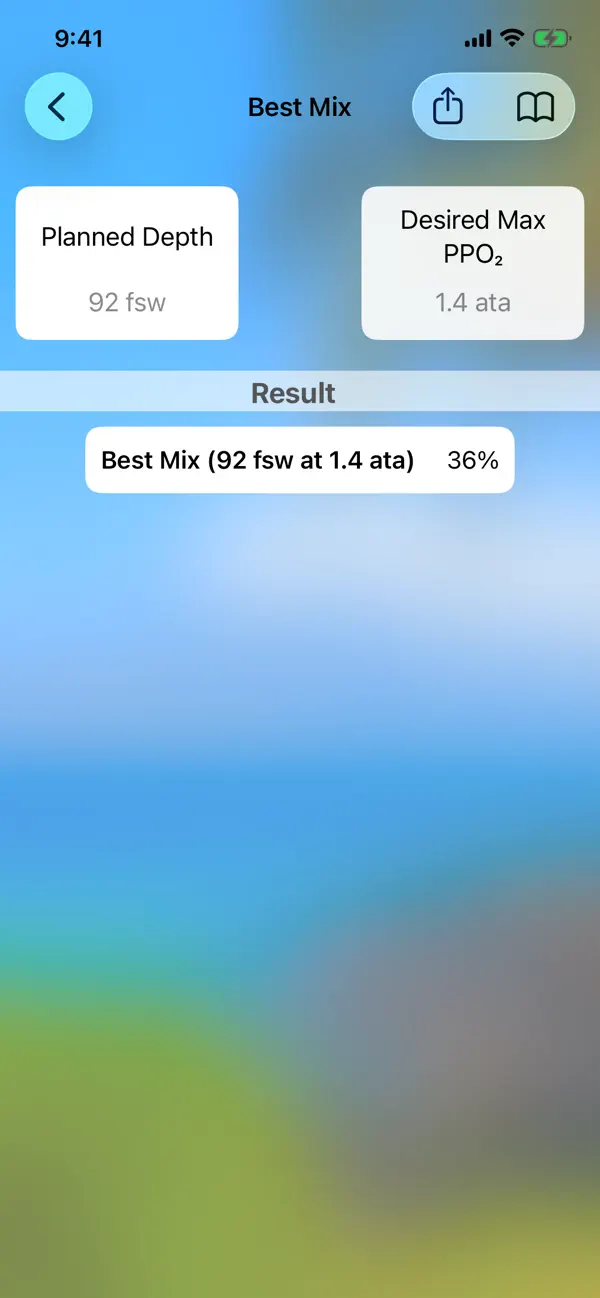 Screenshot #2 pour Nitrox Tools