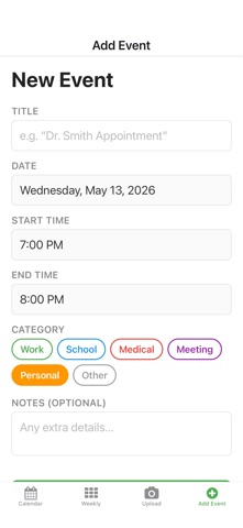 SnapShift: Schedule Scanner screenshot
