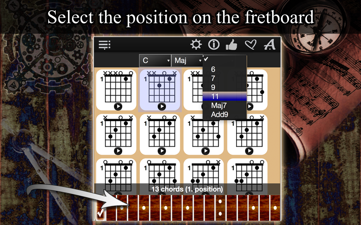 Guitar Chords Compass
