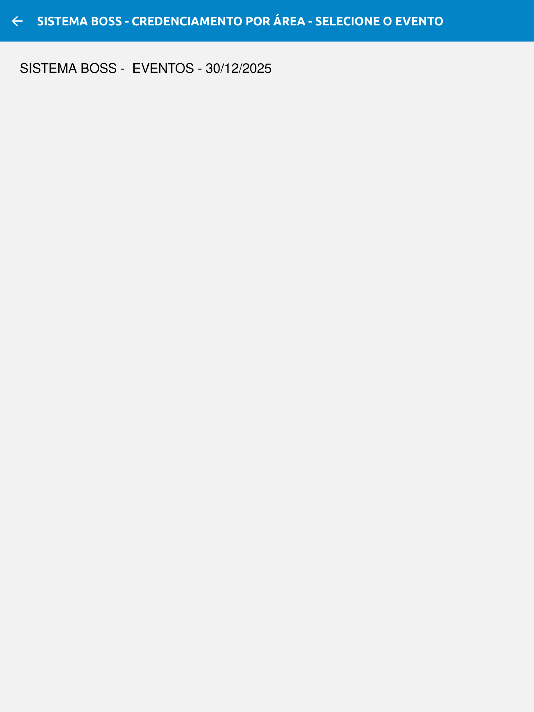 Sistema BOSS - Credenciamento screenshot 5