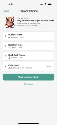 MindSpire Focus screenshot