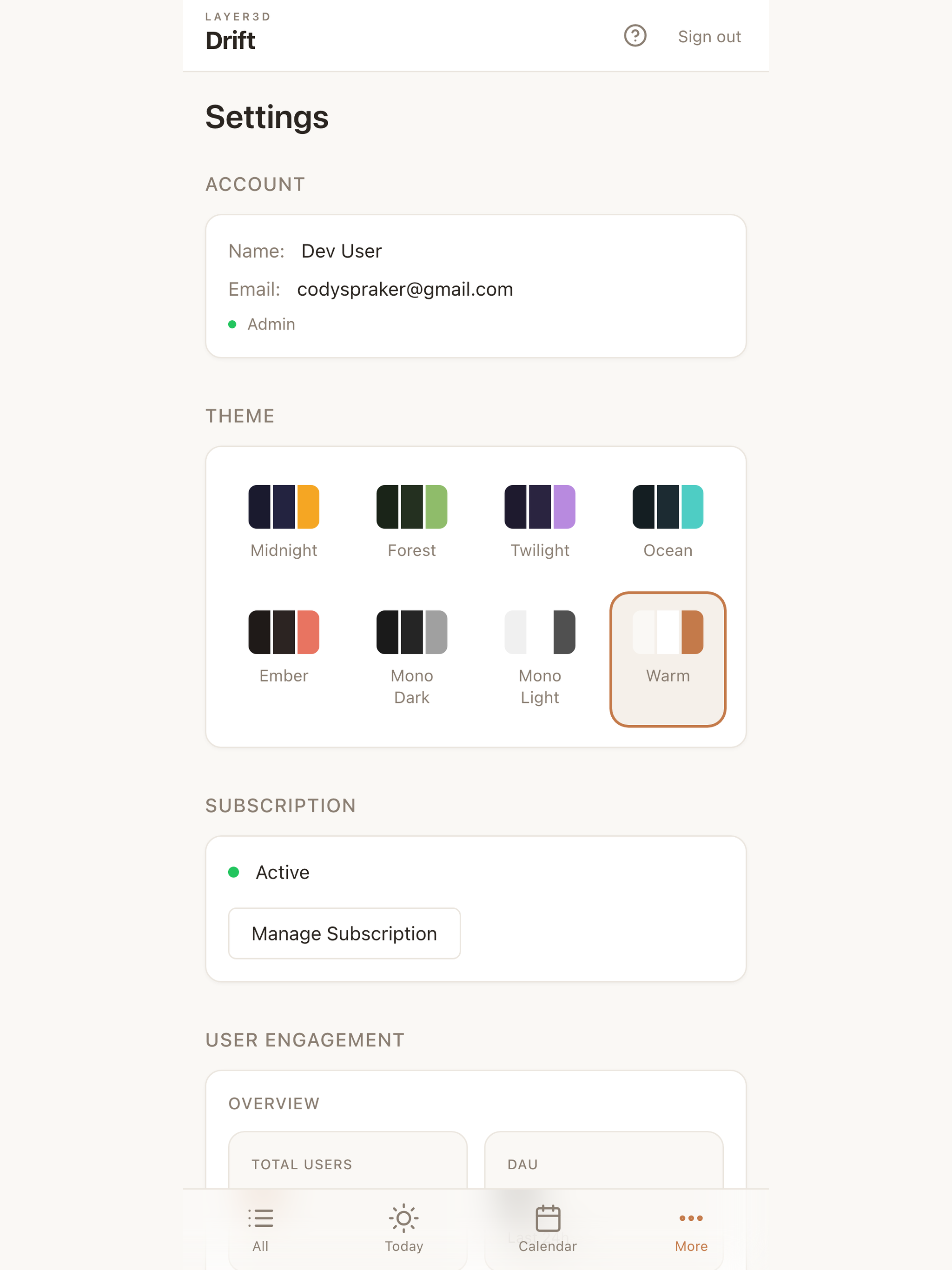 Drift — ADHD Task Manager