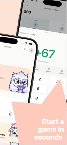 TallyHoot - Game Score Keeper screenshot