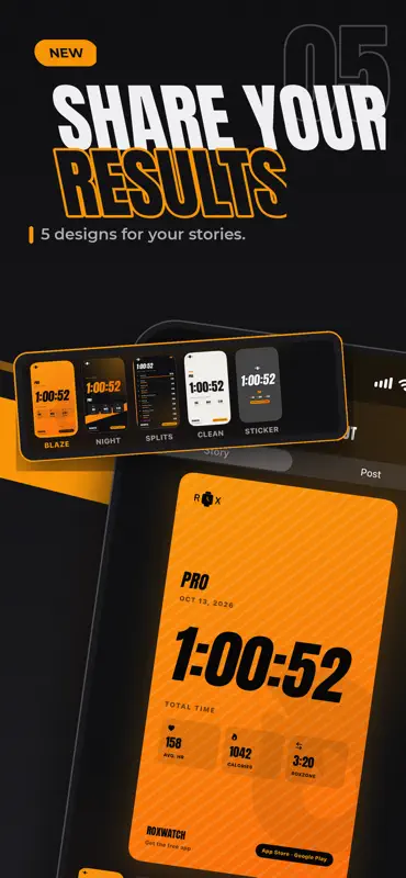 RoxWatch: Hybrid Race Timer screenshot 5 of 7