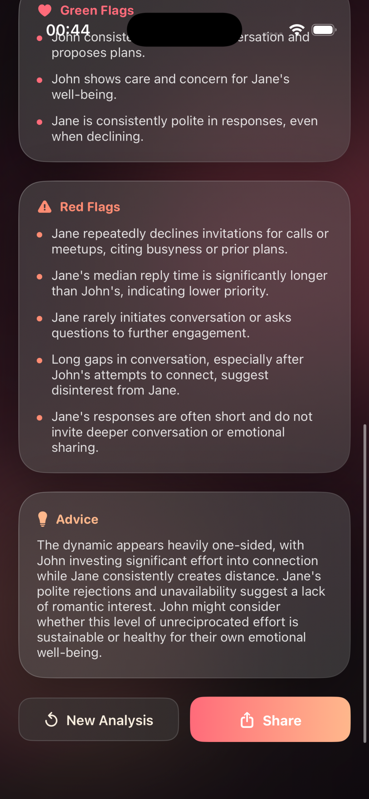 IsItLuv: Relationship Analyzer screenshot 6
