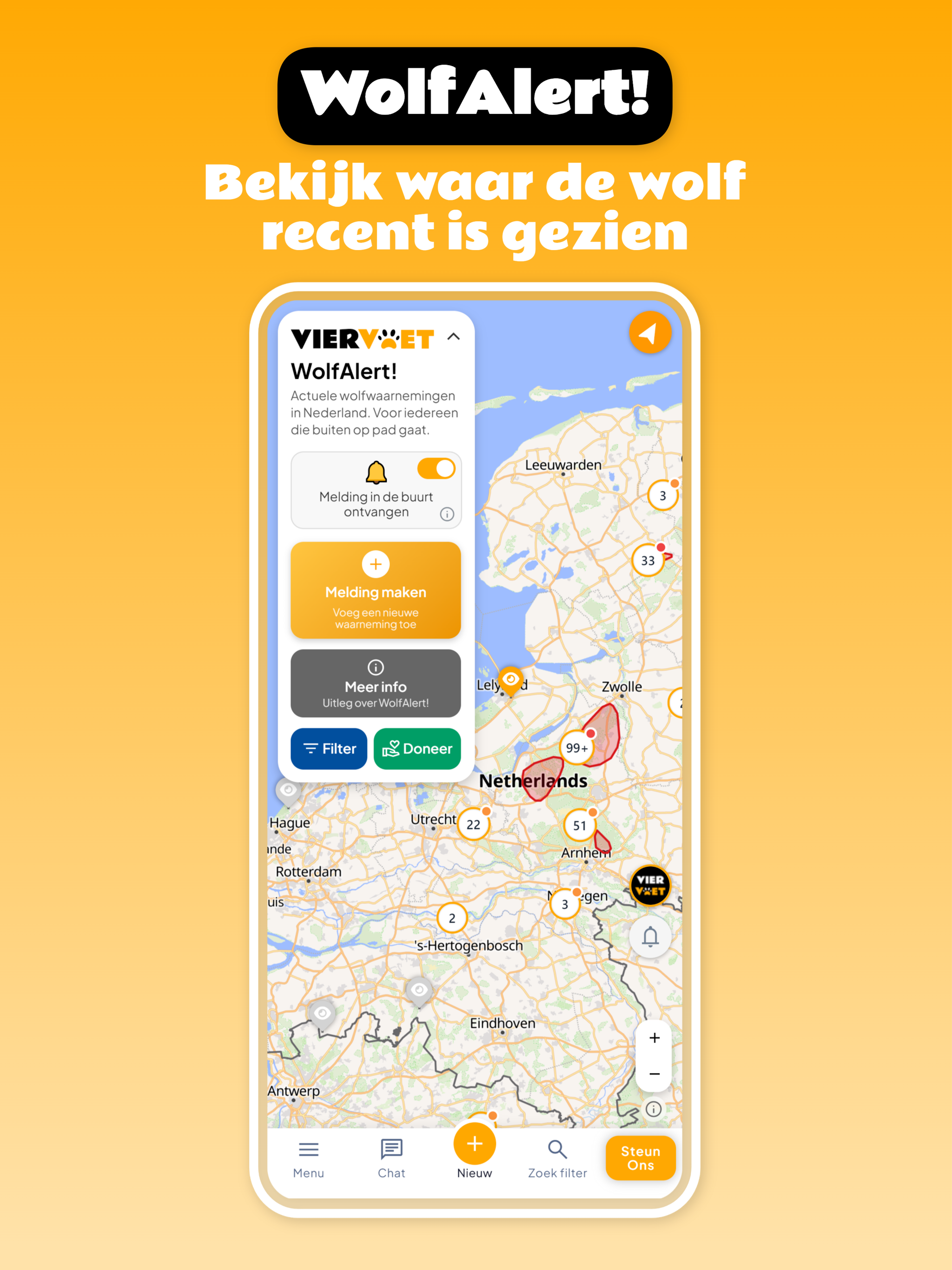 Viervoet – Honden & Wandel App