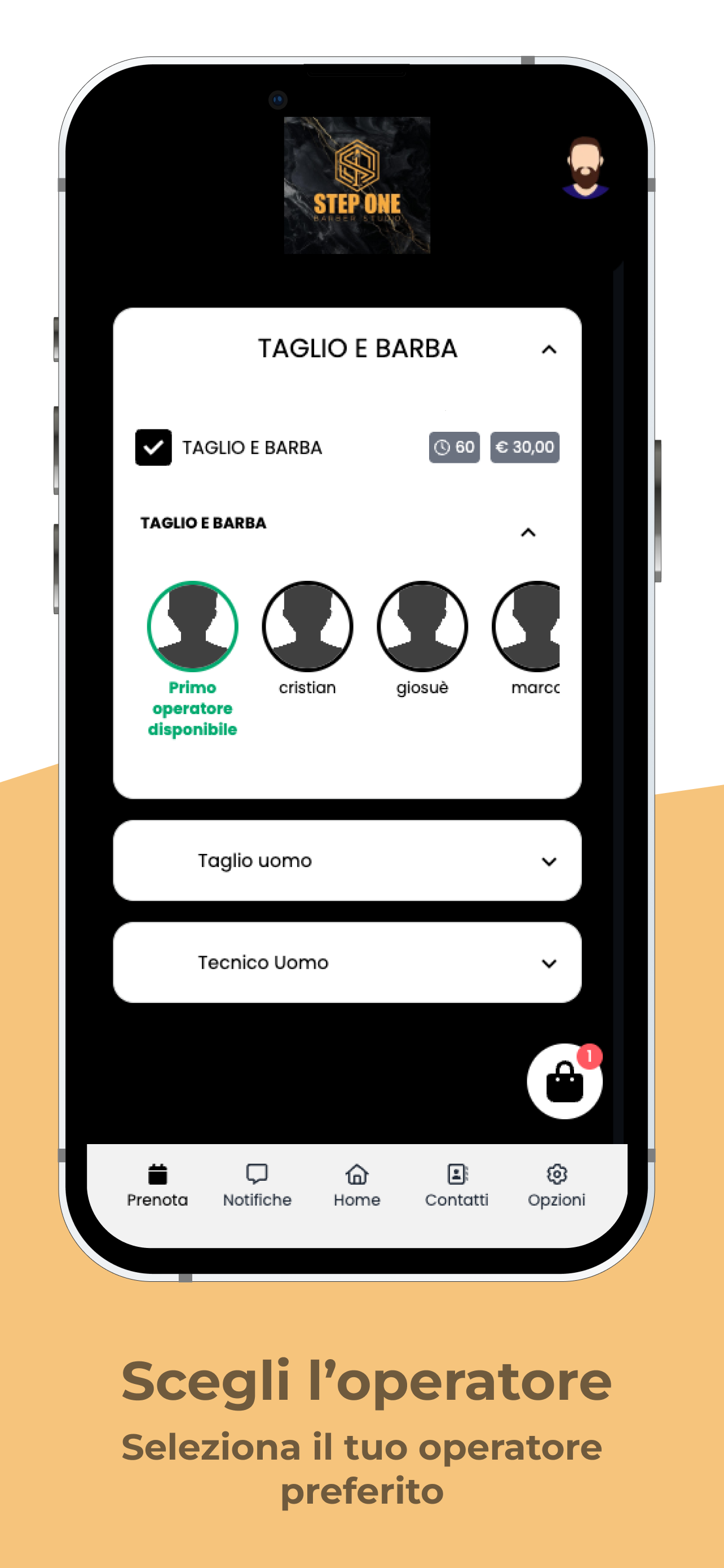 STEP ONE barber studio screenshot 4
