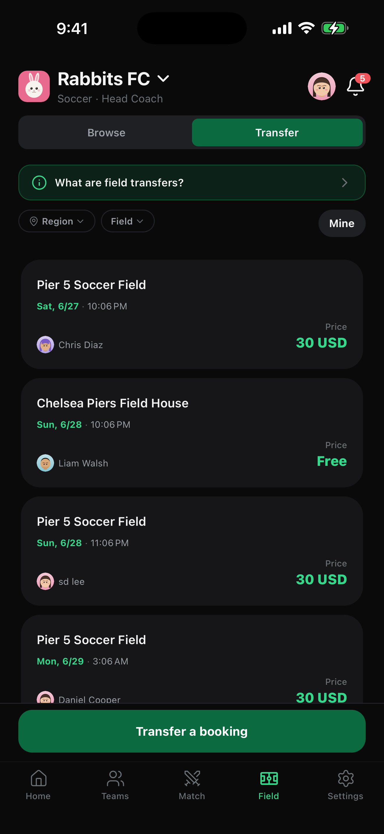 Squady — Football Matchmaking