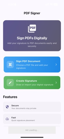 PDF Signature Pro Screenshot 1 of 4