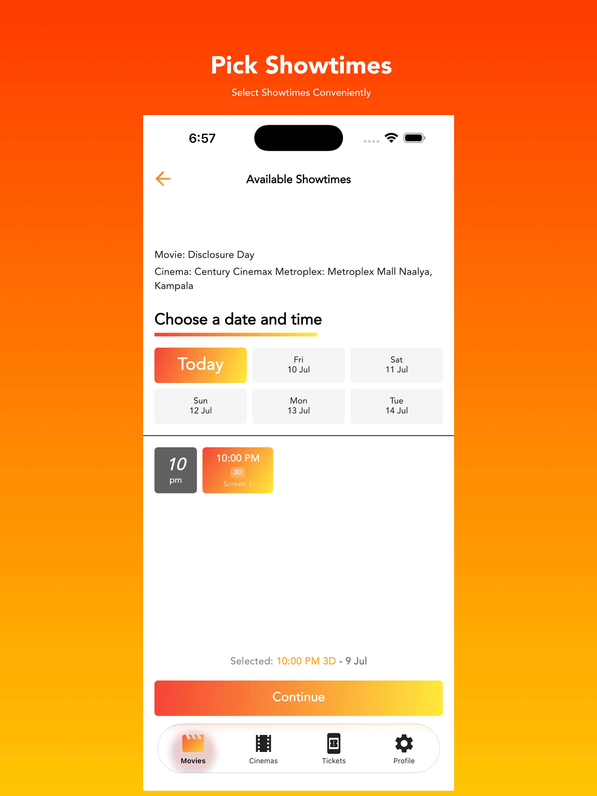 CinemaHub App screenshot 6