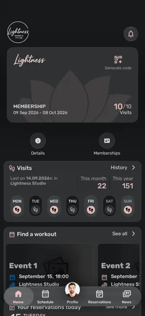 Lightness - Women's Fit Lab screenshot 1