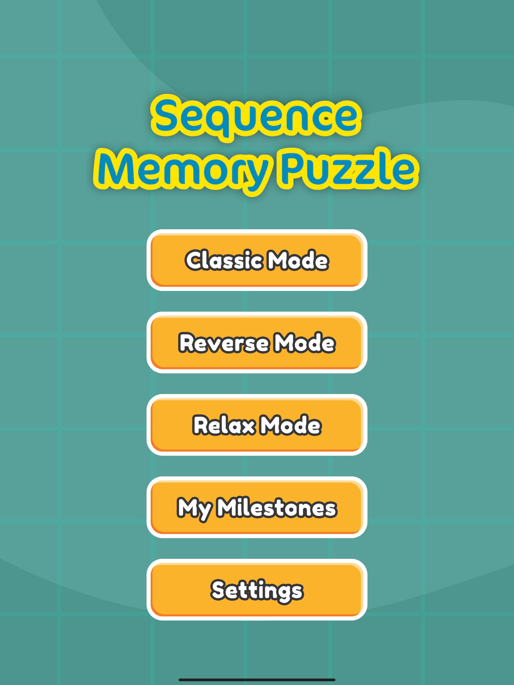 Sequence Memory Test Puzzle