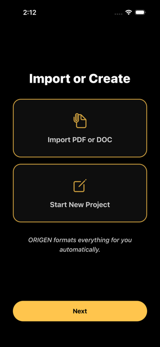 ORIGEN Screenshot 2 of 4