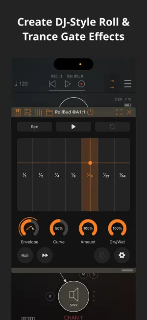 RollBud Trance Gate & Roll FX screenshot 1