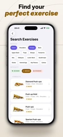 Caliscool: Calisthenics iPhone screenshot
