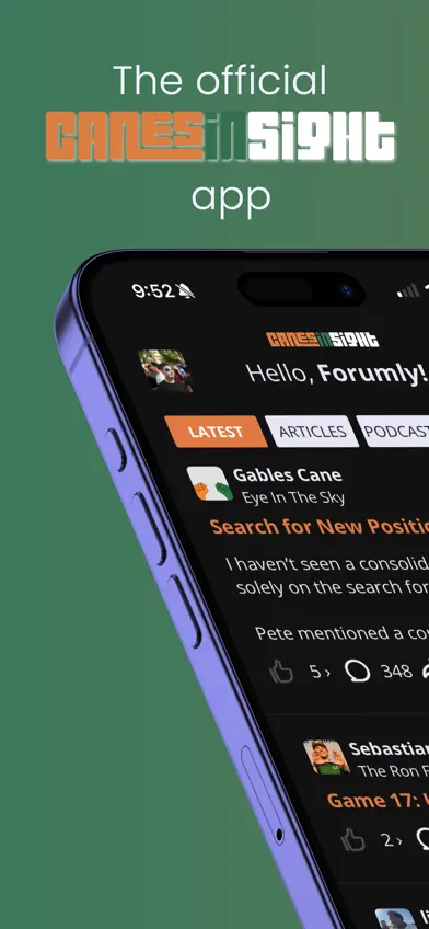 CanesInSight screenshot 1