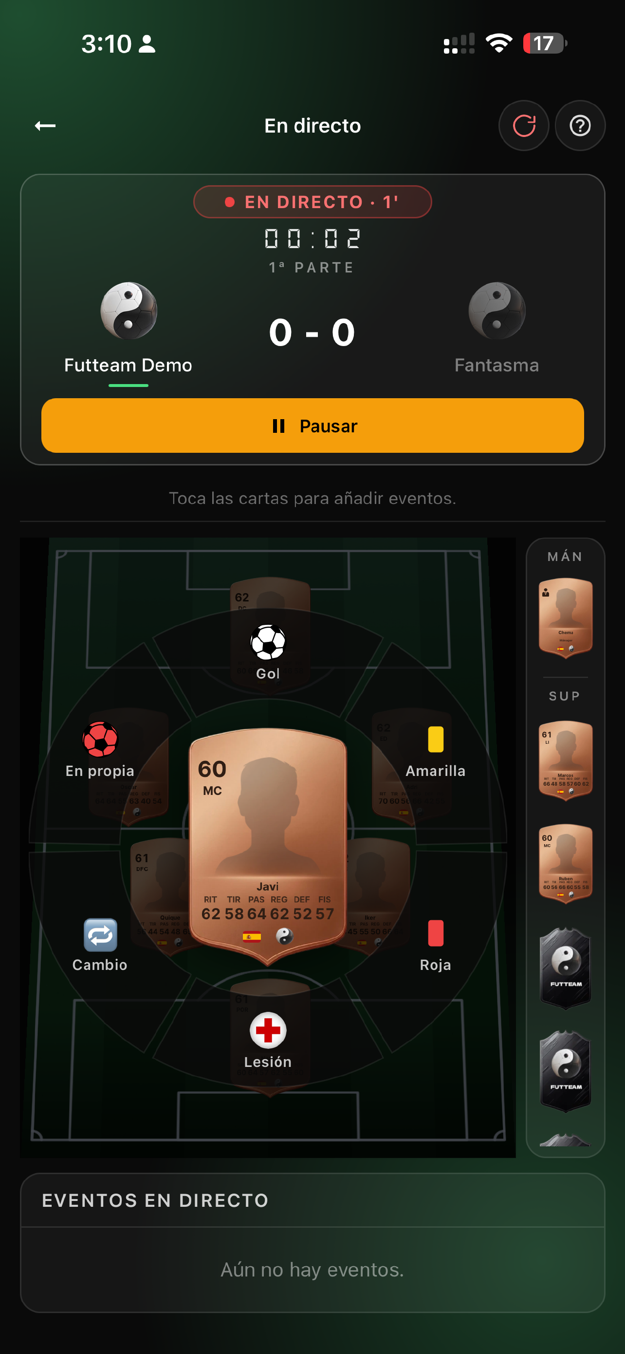 FUTTEAM – Fútbol amateur screenshot 3