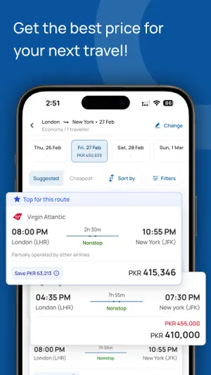 Sastaticket.pk: Flights, Bus screenshot 2