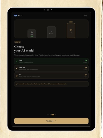 FitAI – Virtual Try-On iPad screenshot