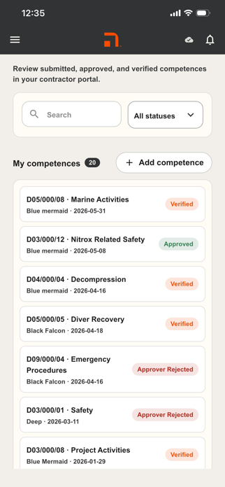 Offshore Logbooks - IMCA Screenshot 7 of 7