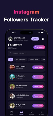 Followers Tracker For Insta! — скриншот 1