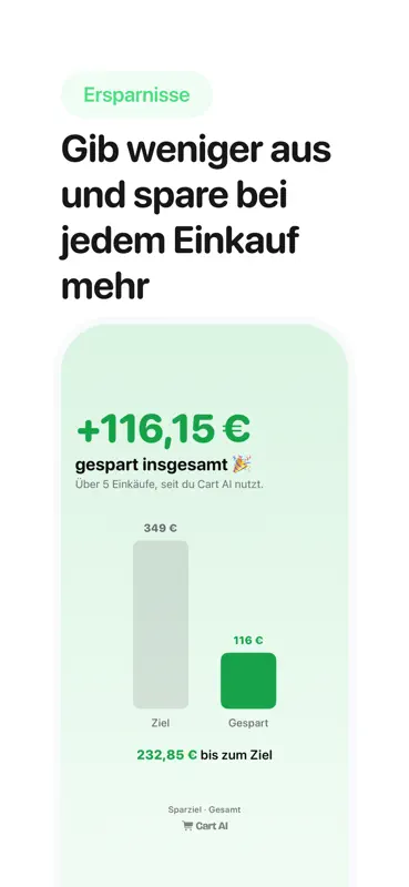 Cart AI: Einkaufsbudget screenshot 5 of 9