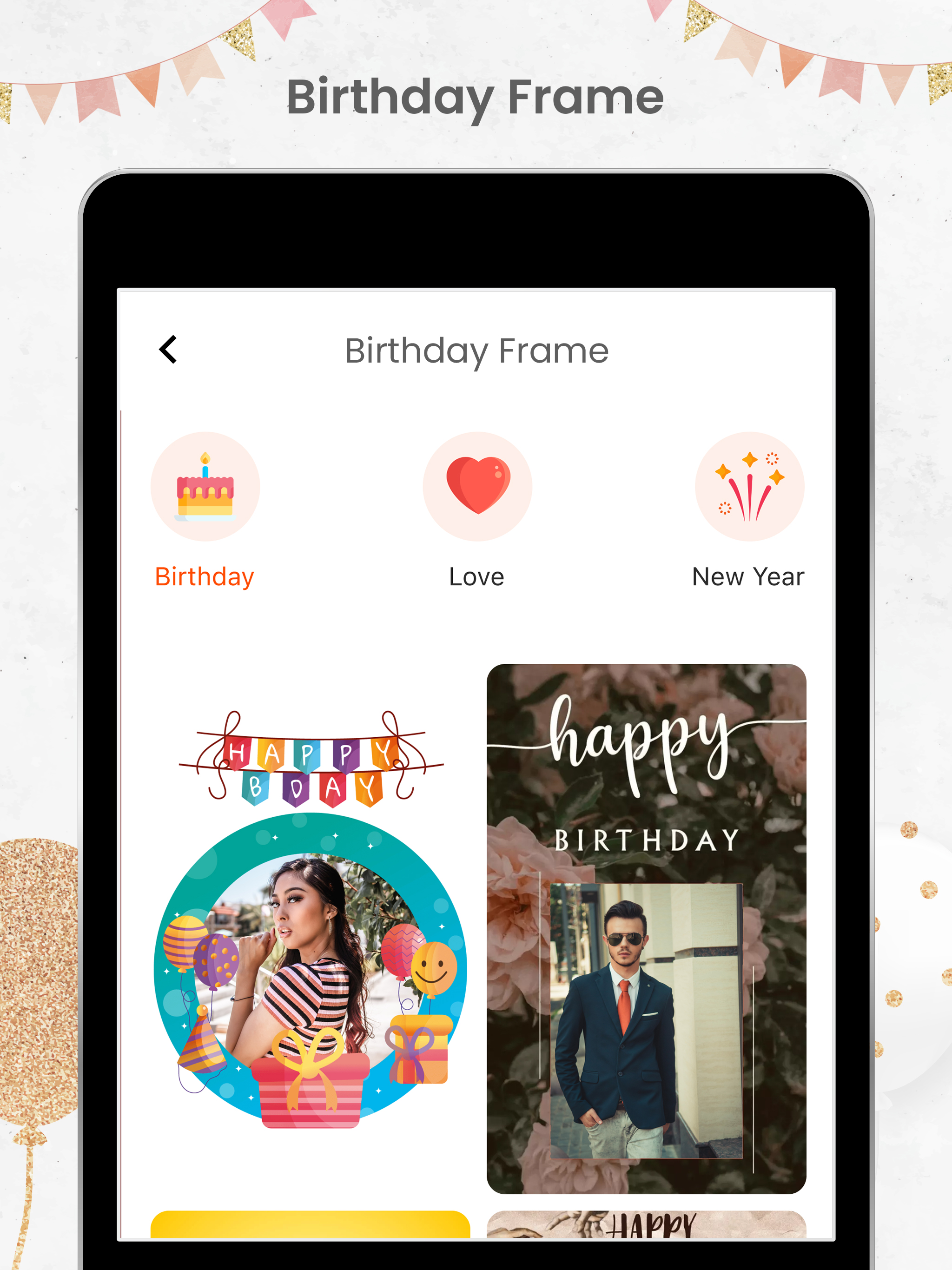 Birthday Photo Editor & Frame screenshot 11