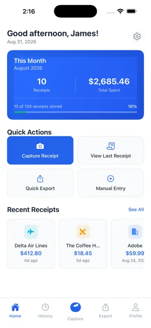 SnapTrack AI screenshot 1