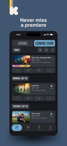 Kodigo: Shows Movies Watchlist screenshot 2