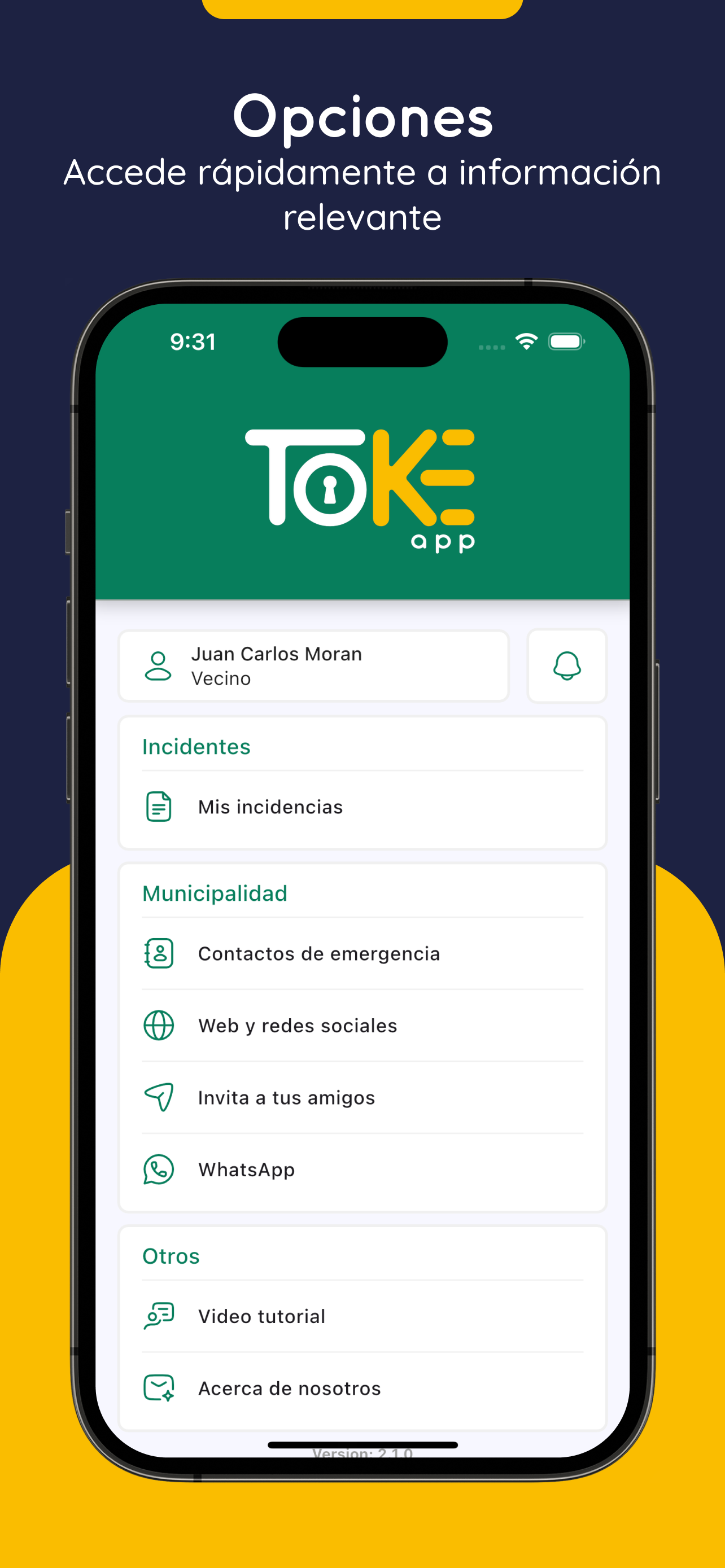 Toke - Seguridad ciudadana screenshot 5