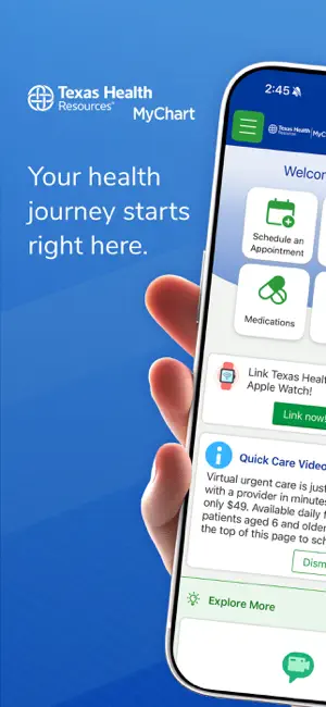 Texas Health MyChart screenshot 1