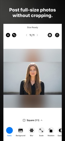 Size Ready: Fit Photo & Layout iPhone screenshot