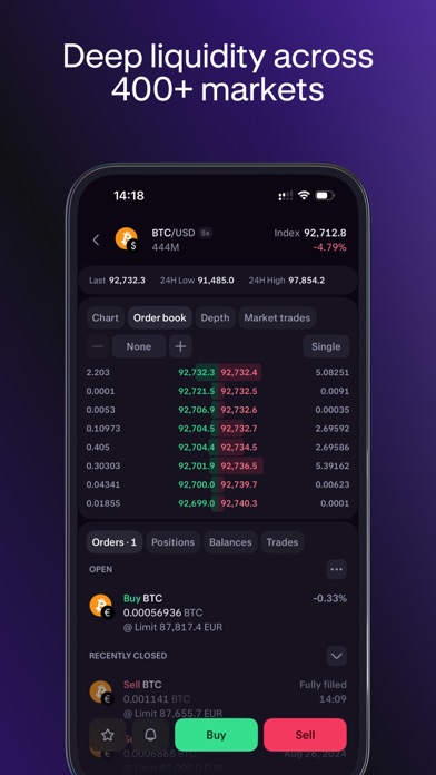 Kraken Pro: Buy & Trade Crypto Screenshot