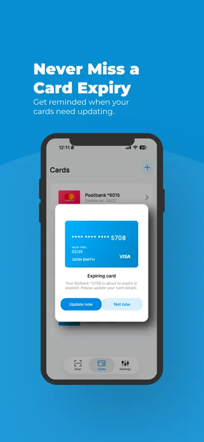 Screenshot 6 von 6 zu Credit Card Reader & Wallet