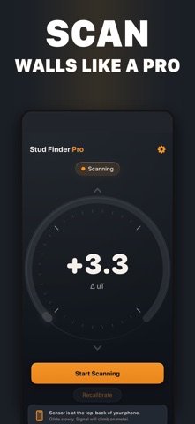 Stud Finder Pro: Stud Sensor iPhone screenshot