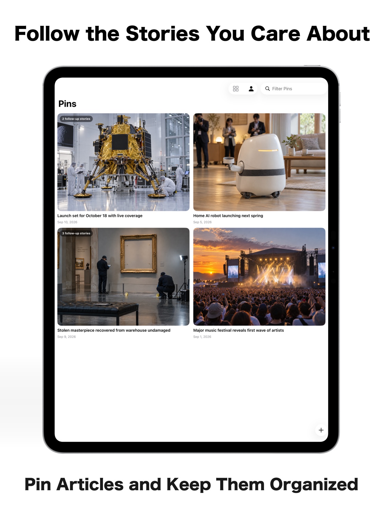 Screenshot 5 of News Bookmark: Track Stories