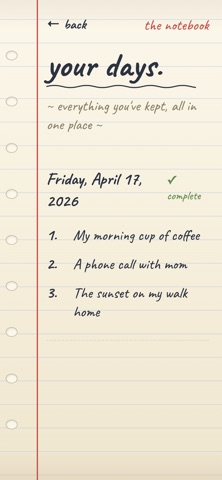 Gratitude - Three Things Screenshot 4 of 4