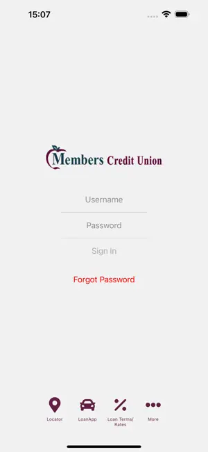 Members Credit Union screenshot 1