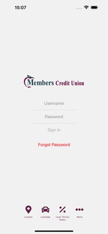 Members Credit Union iPhone screenshot