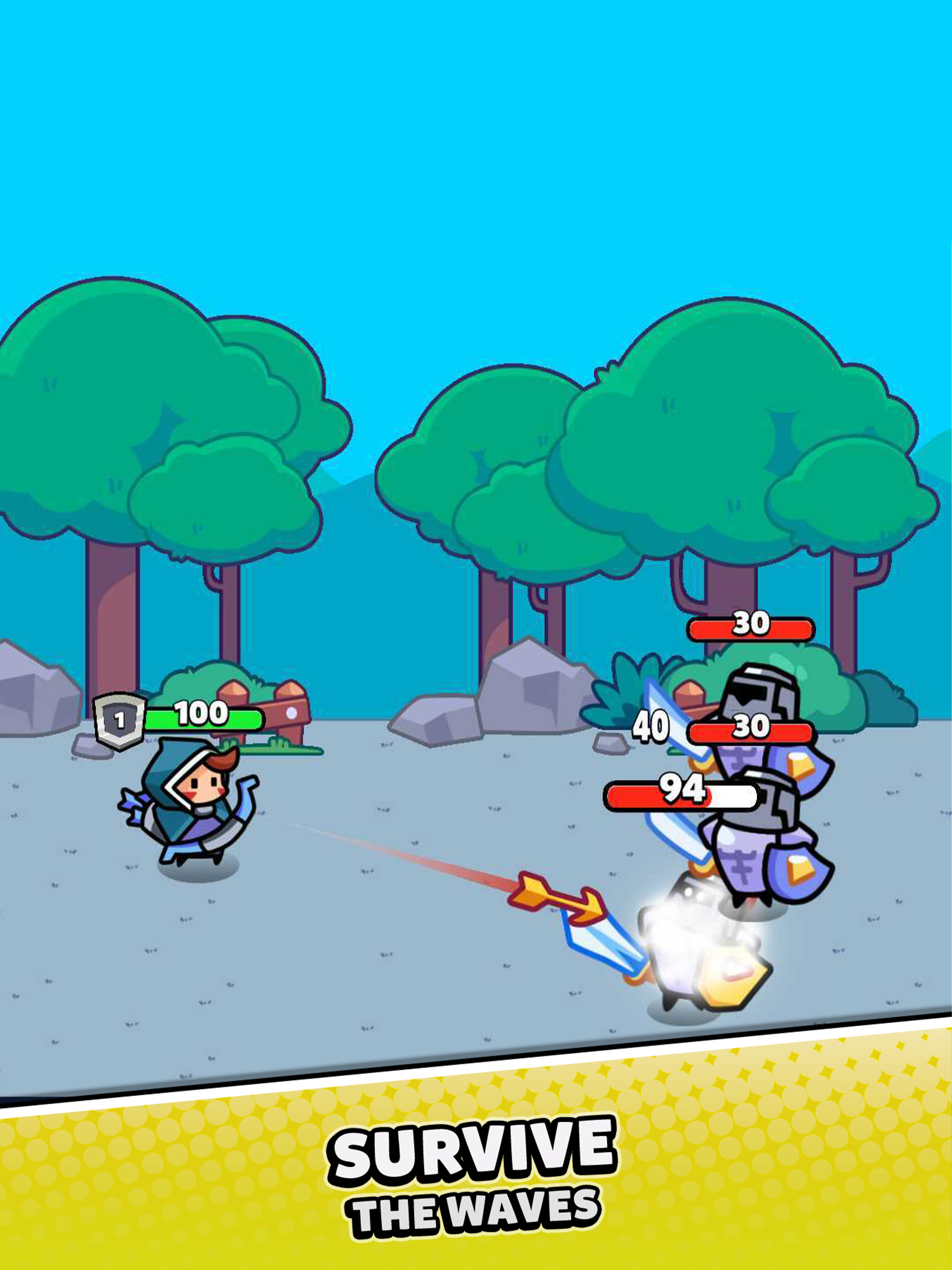 Spin Warriors:Survival Defence