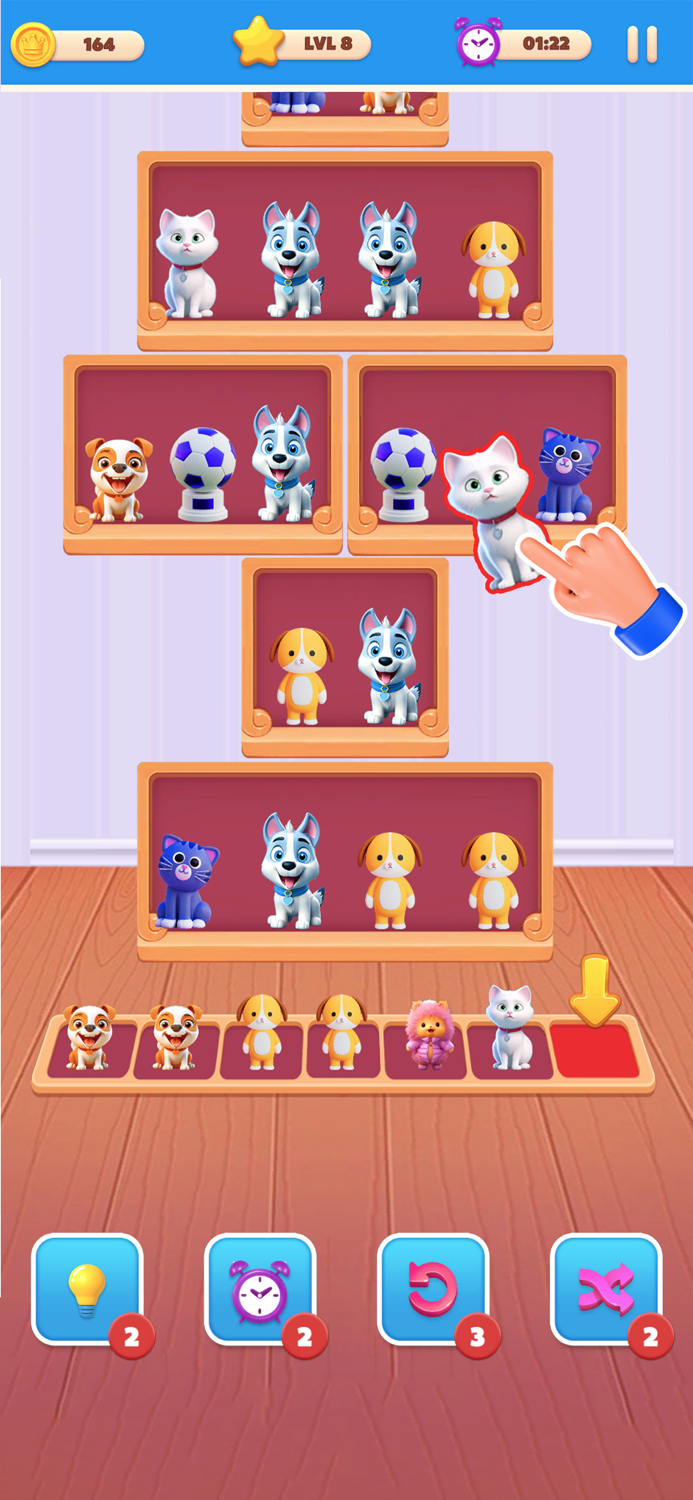 Triple Match - Good Sorting