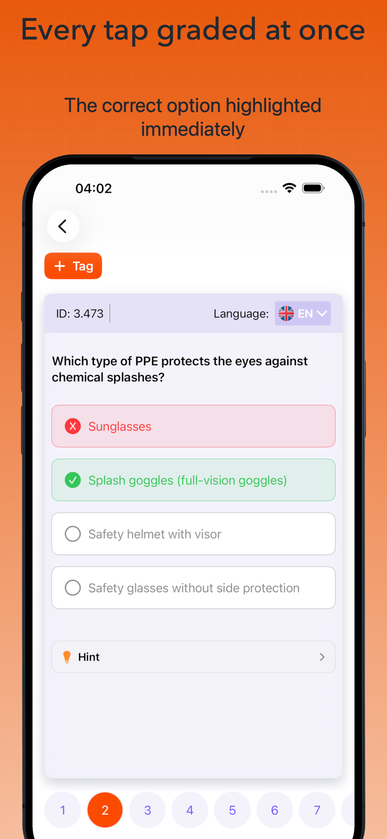 VCA Exam Prep English Test screenshot 8