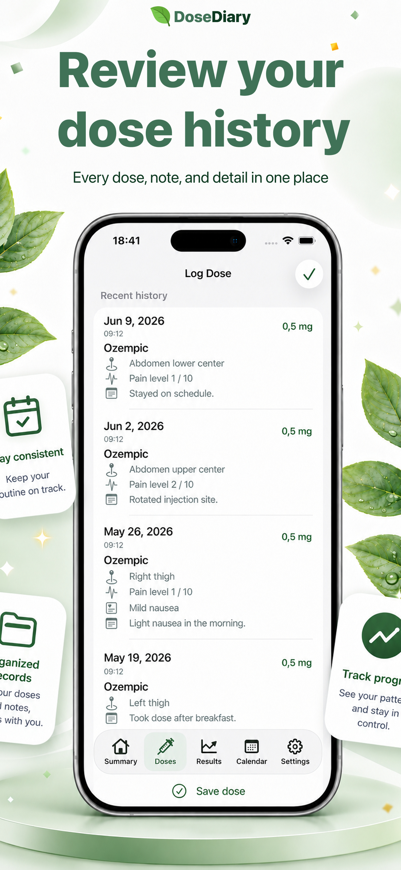 GLP-1 Tracker: DoseDiary screenshot 5